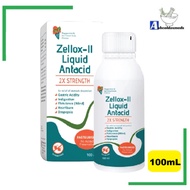 Zellox-II Antacid Sugar Free Double Strength Liquid Antacid (100ml)