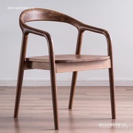 Table Chair Combination Chair Nordic Meite Book Negotiation Hiroshima Simple Comfortable Solid Wood 
