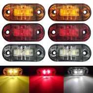 2PCS 12V 24V LED Side Marker Lights Warning Tail Light Auto Car External Lights Trailer Truck