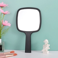 Handheld Makeup Mirror Extra Large HD Square Handle Mirror Round Portable Mirror Beauty Salon Hair S