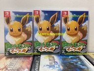 《今日快閃價》（中古二手）日版 Switch NS遊戲 Pokemon 寵物小精靈 精靈寶可夢 口袋妖怪 神奇寶貝 伊貝 Let’s Go！伊布 Pocket Monsters Let‘s Go! Eevee! 中英日文版