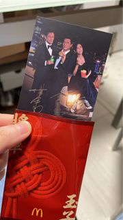麥當勞 古天樂宣萱簽名卡