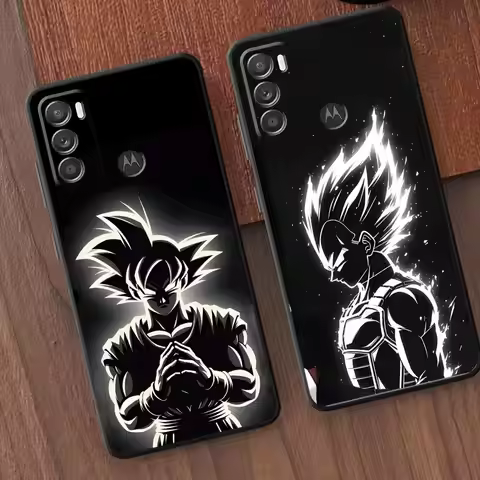 Dragon Ball Goku Vegeta Case for Motorola Mot G53 G30 G50 G32 Edge 20 Pro 30 Lite G22 Edge40 G60 G52