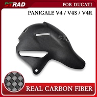 (Only Akrapovic Exhaust) Carbon Fiber Exhaust Cover For Ducati Panigale V4 V4S V4R Modification Heat