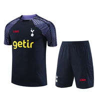 2324 Tottenham training football jersey sapphire football training suit for children.