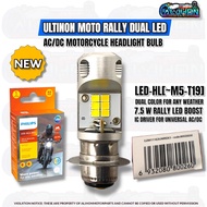 PHILIPS ULTINON MOTO RALLY DUAL LED HEADLIGHT BULB - LED-HL[~M5-T19] DUAL COLOR