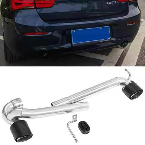 Single Exhaust Tip For BMW F20 F21 116i 118i 120i 2013-2016 M Sport Up Dual Muffler Tip Stainless St
