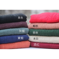 3697 Slub Cotton Gauze Crepe Fabric Soft Breathable Summer Clothing/Width 130cm