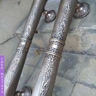 brass pull handle Kuningan antik motif ukir 55cm juwana murah