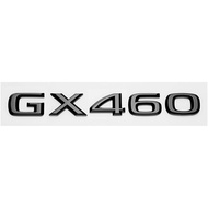 Glossy Black 3D ABS Letters Number GX400 GX460 GX470 Emblem for Car Trunk Logo Sticker Badge Accesso