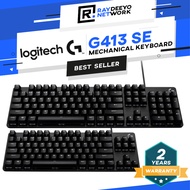 Logitech G413 SE / G413 SE TKL Mechanical Gaming Keyboard [Aluminum Top Case/White Backlit/PBT Keyca