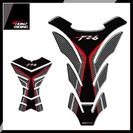 For Yamaha FZ6 FZ6N Tankpad 3D Carbon-look Motorcycle Tank Pad Protector Decal