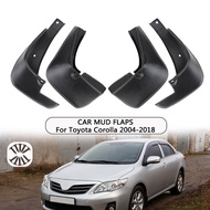 4Pcs PVC Mud Flaps Splash Guards Fit Toyota Corolla Altis 2004-2018 Front Rear Wheel Fender Mudguard