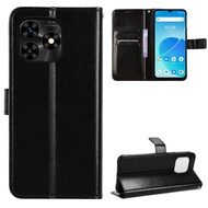 for Umidigi G5 Mecha Wallet Case Shockproof Cover Anti-lost Strap Stand Leather Case for Umidigi Pow