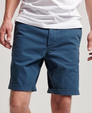 Superdry Officer Chino Shorts - Blue Bottle
