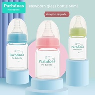 botol susu murah botol susu baby newborn Botol bayi kaca baru 60ml botol bayi kaca borosilikat tingg