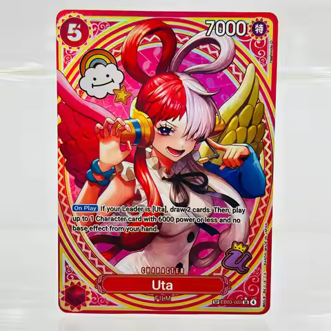 One Piece EN EB03-003 Uta DIY Holographic Textured Premium Anime Collection Card