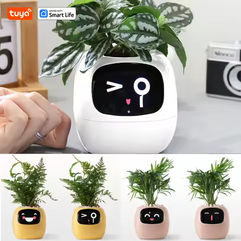 Gen1 Tuya Ivy Plant Care, Made Effortless, AI Plant Faces - See Feelings, Fix Needs 5 Interactive Ge