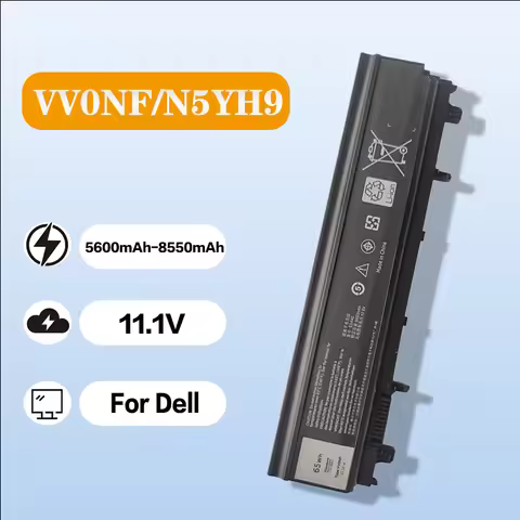 For Dell E5440 E5540 6 Cell 9 Cell Battery VV0NF VJXMC N5YH9 Laptop Replacement High Capacity Long L