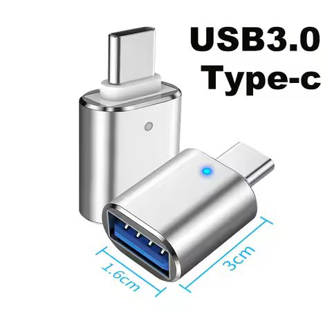 USB 3.0 To Type-C OTG Adapter USB type C Male To Micro USB Female Converter For Macbook Samsung S20 