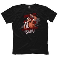 サブゥー Tシャツ「SABU Sabu Retro Tシャツ」ザ・シークの甥 1991年11月、FMW世界最強総合格闘技タッグリーグ戦で初来日 ECW TNA WWE FMW