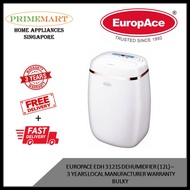 EUROPACE EDH3121S DEHUMIDIFIER (12L) - 3 YEARS LOCAL MANUFACTURER WARRANTY