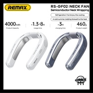 REMAX RS-GF02 NECK FAN Semiconductor Wrapping Hanging Neck Surround Fan Outdoor 4000mAh battery ultr