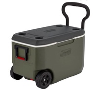 Coleman 62QT Wheeled Xtreme Cooler Portable Durable Tough Heavy Duty Outdoor Coolers Box (Olive)