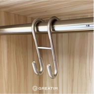 Dayuan Hardware GT-GH001 Stainless Steel Multifunctional Hook (2 Pcs) GREATIM