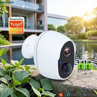 2MP Wireless Battery Camera 6000mAh Rechargeable Battery IP65 Outdoor Indoor Tuya Smart Life IP WiFi