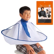 Aimedia Haircutting cape + hair dyeing cape included for use at home, cutting cloth for haircutting, hair dyeing, for adults, children, self-cutting, hair cutting, hair apron 【Direct from Japan】