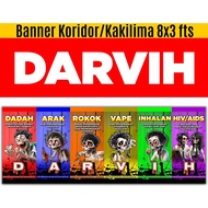 Banner dan Poster DARVIH, PPDA, Bahaya DARVIH