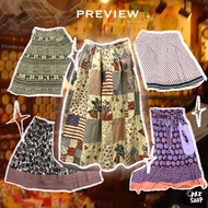 Vintage SKIRT Bohemian Japanese Second Hand | SET |Please Read The Details Before Ordering.
