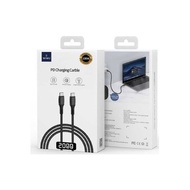 WiWU F20 2M Cell Phone Data Cable TYPE-C To Type-c fast charging