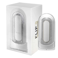 TENGA - FLIP 0 (ZERO) 電動版 [白色] - 重複使用型｜自慰杯 飛機杯