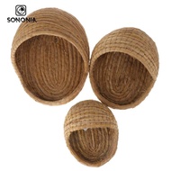 [SONONIA] Straw Woven Bird Nest For Parrot Parakeet Budgie Cockatiel Cage Breeding