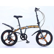 TKT Factory Supply20Inch Folding Geared Bicycle Adult Bicycle Men's and Women's Lightweight Bicycle 