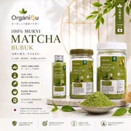 OrganiQu 100% Pure Matcha Powder Organic Non GMO Without Coloring and Flavoring Premium Quality from