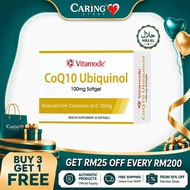 【CARING】 100% Original CoQ10 Ubiquinol Health Supplement 100mg Softgel 30s