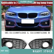 (xiu988) New Car Front Bumper Fog Light Grille for BMW 2 COUPE F22 Spare Parts Parts 51118071245 51118071246
