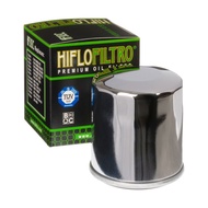 Oil Filter HiFlo Model HF303 Chrome Code AB9063 For Honda Kawasaki Yamaha Benelli