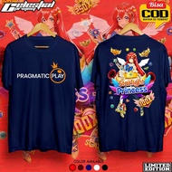 Kaos distro pragmatic play princess baju slot princess atasan pria