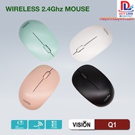 VISION Q1 Wireless Computer Mouse (With Battery, 1xAA)