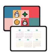 電子手帳  | 可愛的2025 | Goodnotes 模板 | 送貼紙 | 跳轉