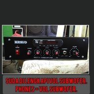 PPC Power Amplifier Rakitan 5 Amper Bluetoth + Subwofer + Karaoke