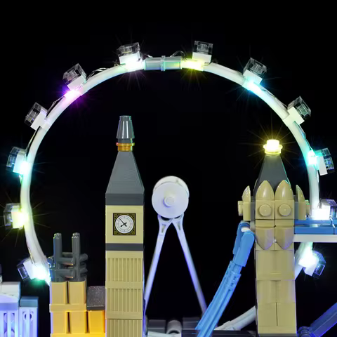 LED Light Kit for Lego 21034, USB DIY Light Set For Architecture London Great Britain MOC Building B