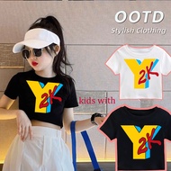 Shipped Within 24 Hours. Children's T-Shirt Short Sleeves White Red Pattern Cotton 1 Soft And Comfor