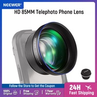 NEEWER HD 85MM Telephoto Phone Lens for 17mm Backplate 2.5X Magnification For IPhone Samsung Phone C