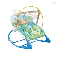 Portable Baby Bouncer Soothing Vibrating Infant Seat Baby Rocking Chair for Max. 18kg/40lbs Babies w