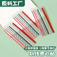 Ultra-Slim Long Line Index Notes Student Reading Mark Transparent Sticky Notes Fluorescent Index Sti